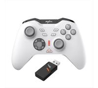 Manette de jeu Bluetooth P5 1000 Hz à bascule et déclencheur à effet Hall, tri-mode, blanche