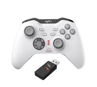 Manette de jeu Bluetooth PXN P5 1000 Hz à gâchette à effet Hall et bascule tri-mode, blanche