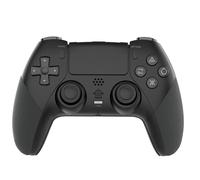 Manette de jeu Bluetooth sans fil avec programmation macro Manette P4 avec moteur de vibration rafale à six axes noir