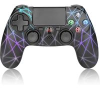 Manette De Jeu Bluetooth Sans Fil Pour Ps4/Ps3/Android/Windows/Steam Avec Sticks Analogiques Doubles Capteur Gyroscopique 6 Axes Batterie 1000Mah Expérience De Jeu Exceptionnelle