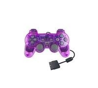 Manette de jeu clair de remplacement transparent PS2 Controller pour Sony Playstation 2