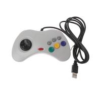 Manette De Jeu Classique Filaire Usb, Contrôleur De Jeu Pour Sega Saturn Pc