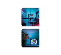 Manette de jeu - DECO NEON LED COLORS - Multicolore - Sans fil - Vibration - PC