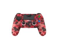 Dragonshock - Mizar Bt - Manette Sans Fil Rouge Camouflage Pour Ps4, Pc Et Mobile