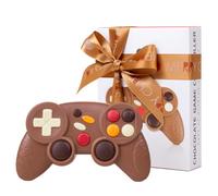 Manette de jeu en chocolat-édition de Noël | Idée-cadeau homme | Femme | Garçon | Fille | Figurine en chocolat | Chocolat de Noël | Gamepad | Culture geek