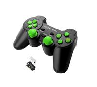 Esperanza EGG108G Manette de jeu sans fil 2,4 GHz PS3/PC USB Gladiator Noir/Vert