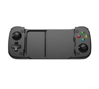 Manette de jeu extensible avec joystick à effet Hall, interrogation 800 Hz, bouton arrière à feu rapide, design ergonomique - compatible avec interrupteur, PC et (noir)