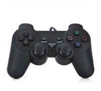 Manette de jeu filaire Dualshock Shock pour PS2 - Sony - Noir - Double vibration - 12 touches analogiques