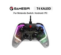 Manette de jeu filaire GameSir T4 Kaleid (T4K) avec effet Hall, compatible avec Nintendo Switch, PC