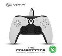 Manette de jeu filaire - Hyperkin - The Competitor - USB - 15 boutons - Ergonomique - Prise de casque - Grondement