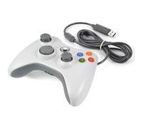 Manette de Jeu Filaire Joystick Blanche pour Xbox One 360 AC480 G