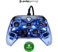 Manette De Jeu Filaire Led Afterglow - Lumières Colorées Rgb Hue - Connecteur Usb - Commandes Audio - Manette De Jeu À Double Vibration - Xbox Series XS, Xbox One, Pc
