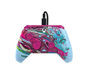 Manette de Jeu Filaire PDP REMATCH GLOW Advanced Multicolore USB Type-C - PC, Xbox One, Series X/S - Analogique/Numérique - Boutons Programmables & Port Casque