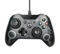 Manette De Jeu Filaire Usb Avec Double Vibration, Contrôleur De Jeu Avec Joysticks, Compatible Avec Xbox One Et Microsoft Windows 7/8/10