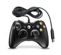 Manette De Jeu Filaire Usb Avec Port Pour Écouteurs Pour Système De Jeu Pc/Xbox360 A