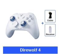 Manette de jeu Flydigi Direwolf 4 avec joysticks Forceflex et gâchettes Forceswitch, câble USB et récepteur