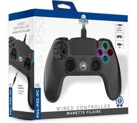 Freaks & Geeks Manette filaire Freaks and Geeks pour PS4 Câble 3 m Vibration double Noire