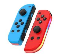 Manette de jeu gauche et droite switch vibration batterie grande - Onwind - capacité effet d'éclairage rgb coloré se réveiller 5.2