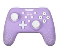 Manette de jeu - Geek Star - Violet - Filaire - Compatible Nintendo Switch - Câble 3m