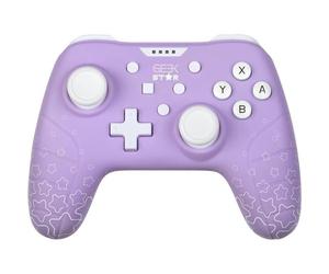Manette de jeu - Geek Star - Violet - Filaire - Compatible Nintendo Switch - Câble 3m