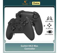 Manette de jeu GuliKit KK3 MAX NS39 KingKong 3 avec manettes et déclencheurs à effet Hall pour Windows Nintendo Switch Android iOS White