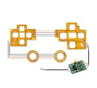 Manette De Jeu Lumineuse Pour Ps4, Bouton Abxy Remplaçable, Lumineuse, D-Pad, Playstation4