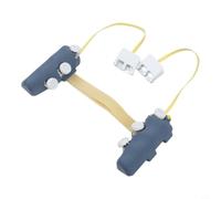 Manette de jeu magnétique DIY pour tablette iPad avec impulsion continue | Coque en plastique imprimée 3D, fixation magnétique, boutons pulsés continus, cordon jaune inclus, idéal pour les jeux