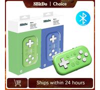 Manette de jeu Micro Bluetooth 8Bitdo, Mini contrôleur de jeu de poche pour Switch, Android et Raspberry Pi, prend en charge le Mode clavier Green