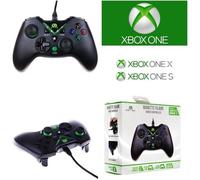 Manette de jeu - MICROSOFT - Xbox One - Filaire 3M - Double vibration - Compatible Windows 10