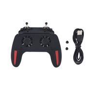 Manette de jeu mobile avec ventilateur de refroidissement pour PUBG et Fortnite Mobile. Gâchettes de tir et de visée sensibles. Design léger et