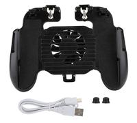 Manette de jeu mobile avec ventilateur intégré, joystick L1R1, version mécanique, chargeur portable, ergonomique.