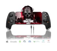 Manette de jeu mobile de type C pour Android et iPhone 17/16/15 Series (USB-C), manette de téléphone avec joysticks et déclencheurs, Remote Play/Xbox Streaming/Cloud Game/COD, jack audio 3,5 mm, noir