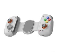 Manette de jeu mobile en nuage D8+, poignée extensible avec double effet Hall, capteur 6 axes mode turbo pour commutateur PC iOS (gris)