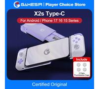 GameSir X2s Type-C Manette de Jeu Mobile - Gen 2, Style Rétro - Joysticks et Déclencheurs à Effet Hall - Parfait pour les Téléphones Pliables et les Jeux en Déplacement