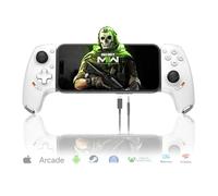 Manette de jeu mobile pour Android et iPhone 15/16 Series (USB-C) PS Remote Player Gamepad pour PS5/PS4/Xbox/PC avec joysticks Hall/déclencheur Hall/prise audio 3,5 mm/contrôleur de jeu cloud, Plug &
