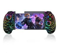 Manette de jeu mobile pour iPhone/Android avec joystick Hall, manette de téléphone sans fil avec support de coque de téléphone, compatible avec Xbox Game Pass, Steam Link, Call of Duty, Minecraft