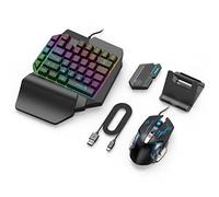 Manette de jeu mobile pour manette, clavier de jeu, souris convertisseur Bluetooth pour iOS et Android, ensemble Mix SE