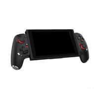 Manette de jeu mobile sans fil avec effet Hall Joystick pour Switch 2 et 1 Plus PC Télécommande avec double vibration, six gyroscopiques antidérapantes et batterie de 15 heures Noir