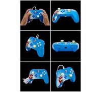Manette de jeu - Nintendo - Lite Filaire SUPER MARIO POP ART - Couleur bleue - Filaire - Non-vibrante