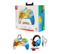 Manette de jeu - Nintendo - Pikachu Pokemon - Filaire - 3,5 mm - Câble USB 3 m