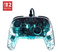 Manette de jeu - Nintendo Switch 2 - Afterglow - RGB - Filaire - Transparent - Turtle Beach