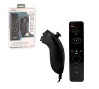 Manette de jeu - Nintendo - Wiimote avec Motion Plus + Nunchuk - Noir - Sans fil - Wii/Wii U