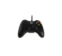 Manette De Jeu Noire Filaire Pour Console Xbox 360