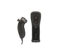 Manette de jeu - PEGA - Wiimote Noir - Nunchunk - Motion Plus Intégré - Sans fil