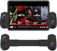 Manette De Jeu Pour Ipad/Tablette, Manette De Jeu Sans Fil Pour Iphone, Manette Télescopique Bluetooth Rgb Pour Android/Ios/Pc/Smart Phones Pour 13-25Cm Parfait Pour Cod/Genshin, D[ZHUJ2713]