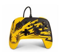 Manette de jeu - POWER A - Pikachu Lightning - Filaire - Jaune - Vibration Oui