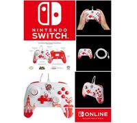 Manette de jeu - PowerA - MARIO ROUGE - Filaire - Câble USB détachable - Nintendo Switch