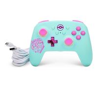 Manette de jeu - PowerA - Pokémon Sweet Friends - Filaire - Compatible Nintendo Switch/PC - Programmable