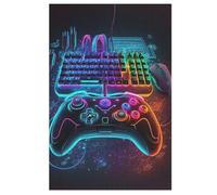 Manette de Jeu Puzzles Adulte 1000 Pieces Cadeau Famille Puzzle Classique 3D Puzzle EnfantsJouet en Bois Cadeau Unique Décoration Intérieure （78×53cm）