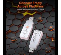 Manette De Jeu R100 Sans Fil Bluetooth, Convertisseur Pour Nintendo Switch Et Switch Lite, Ps5, Windows 10, Adaptateur Pour Console De Jeu
